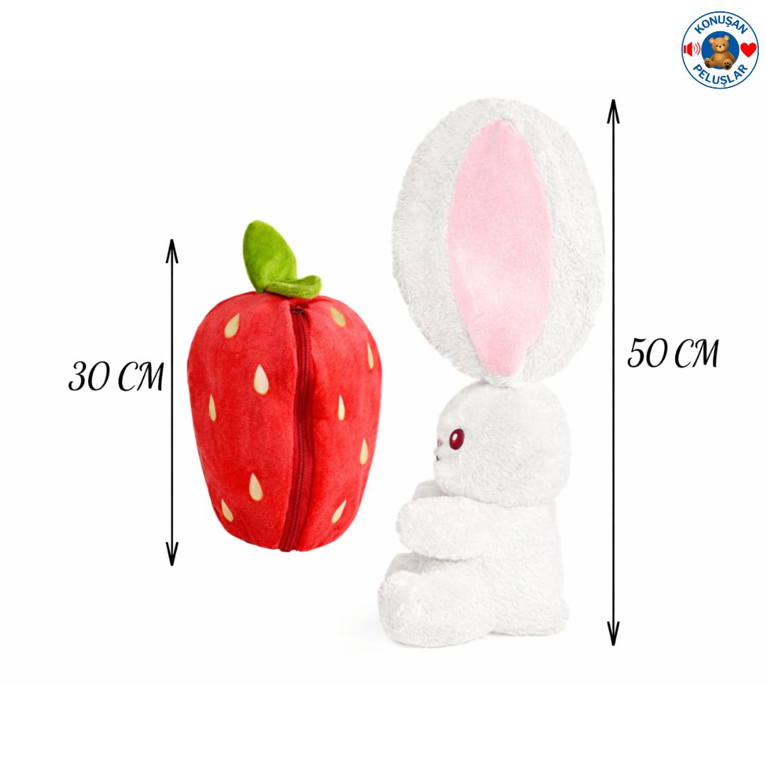 Çilek Tavşan Peluş