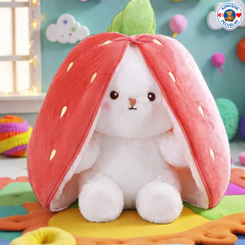 Çilek Tavşan Peluş